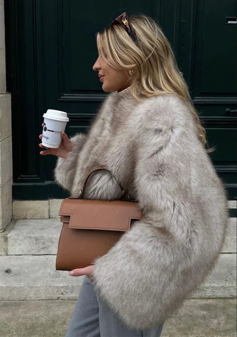 Faux Fur Coat