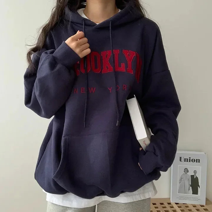 Loose Fit Thickened Hoody