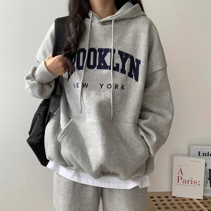 Loose Fit Thickened Hoody