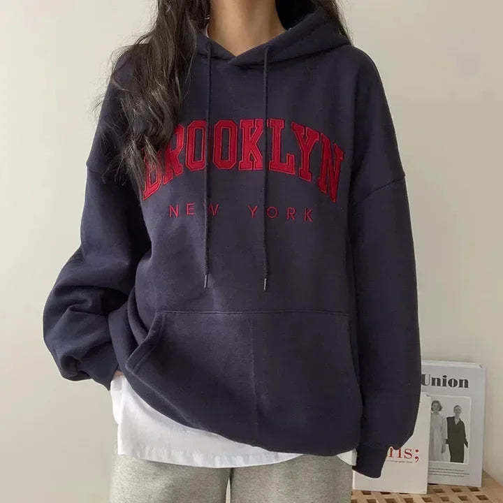 Loose Fit Thickened Hoody