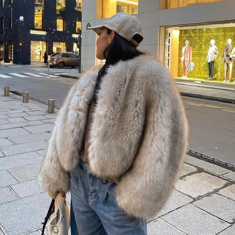 Faux Fur Coat