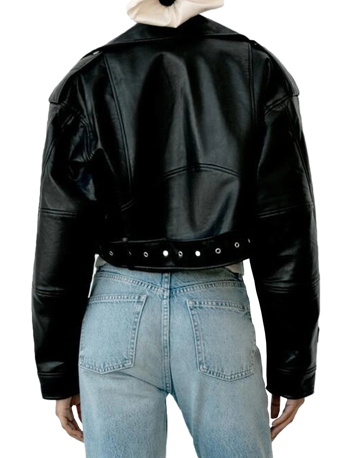 Cassy Faux PU Leather Jacket