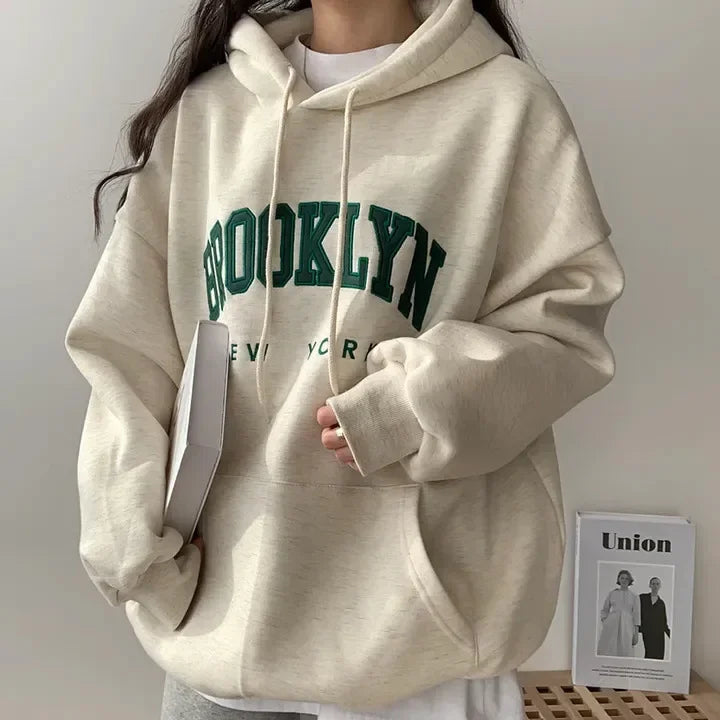 Loose Fit Thickened Hoody