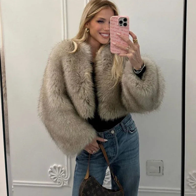 Faux Fur Coat