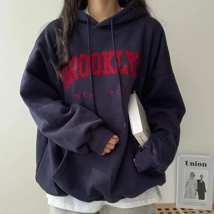 Loose Fit Thickened Hoody